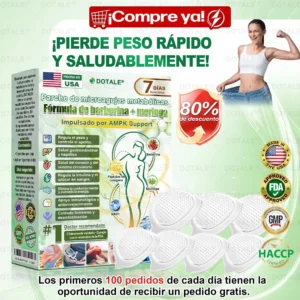 𝑫𝑶𝑻𝑨𝑳𝑬® Parche de Microagujas Nano Avanzado 10 en 1 con Moringa, Berberina y NAD+(𝐒𝐨𝐥𝐨 𝐮𝐧𝐚 𝐯𝐞𝐳 𝐚𝐥 𝐝í𝐚, 𝐜𝐚𝐦𝐛𝐢𝐨𝐬 𝐯𝐢𝐬𝐢𝐛𝐥𝐞𝐬 𝐞𝐧 𝟕 𝐝í𝐚𝐬) ✅ 𝐏𝐚𝐫𝐚 𝐨𝐛𝐞𝐬𝐢𝐝𝐚𝐝, 𝐏𝐈𝐄𝐋 𝐅𝐋𝐎́𝐂𝐈𝐃𝐀, 𝐝𝐢𝐚𝐛𝐞𝐭𝐞𝐬, 𝐚𝐩𝐧𝐞𝐚 𝐝𝐞𝐥 𝐬𝐮𝐞ñ𝐨, 𝐩𝐫𝐨𝐛𝐥𝐞𝐦𝐚𝐬 𝐚𝐫𝐭𝐢𝐜𝐮𝐥𝐚𝐫𝐞𝐬 𝐲 𝐦á𝐬