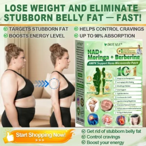 🥇DOTALE® Metabolic Nano Microneedle Patch Burn Fat. Control Cravings. See Visible Changes in 7 Days - Berberine + Moringa Powered Formula - Once-Daily Patch • No Pills • No Hassle