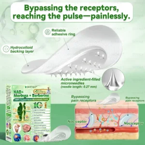 🍃DOTALE® NAD+ Moringa Berberine AMPK Nano Microneedle Patch🍃(Once daily, visible results in 7 days)Supports metabolism, weight management, heart health, and overall wellness💕