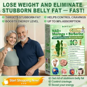 🍃DOTALE® NAD+ Moringa Berberine AMPK Nano Microneedle Patch🍃(Once daily, visible results in 7 days)Supports metabolism, weight management, heart health, and overall wellness💕